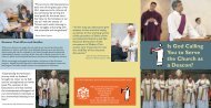 Brochure on the Diaconate Program - Archdiocese of Toronto