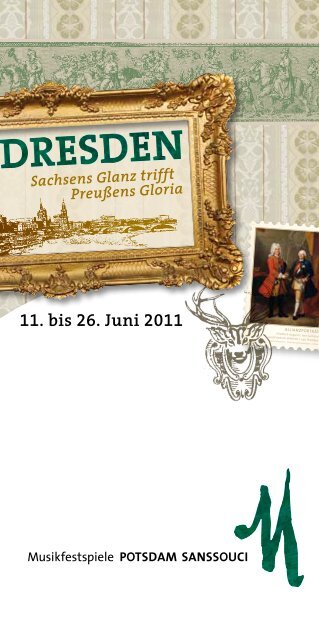 11. bis 26. Juni 2011 - Musikfestspiele Potsdam Sanssouci