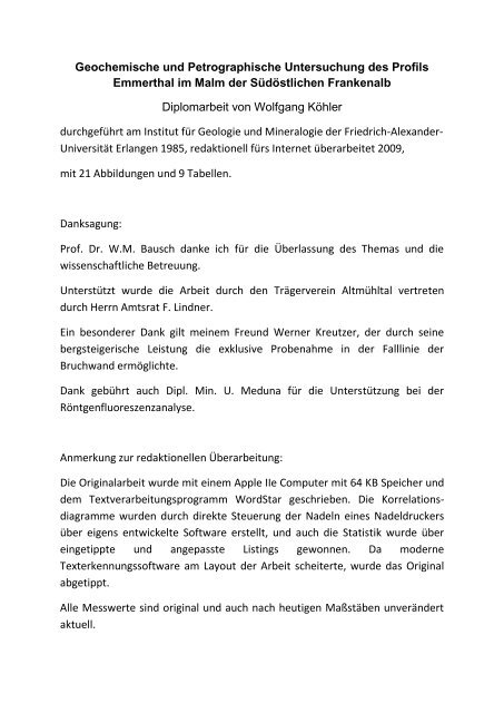 "Emmerthal 1985" (PDF 2.7 MB) - Diplom-Mineraloge Dr. Wolfgang ...