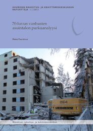 70-luvun vanhusten asuintalon purkuanalyysi - Sitra