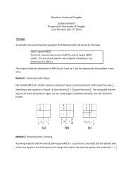 Irrational Lengths Sydney Roberts Prepared at University of Georgia ...