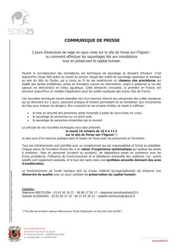 Voir le fichier PDF - SDIS 25