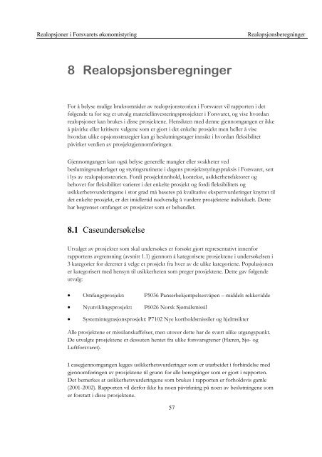 Realopsjoner i Forsvarets Ã¸konomistyring - Concept - NTNU