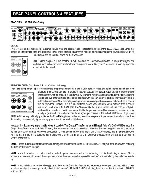 Road King Manual - Mesa Boogie