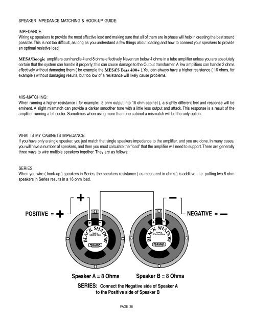 Road King Manual - Mesa Boogie