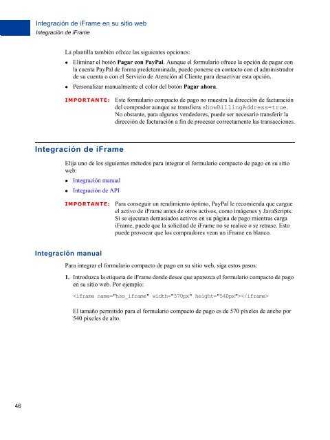 GuÃ­a de integraciÃ³n de Pasarela integral