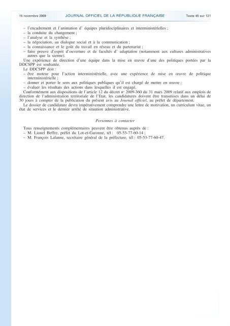 Journal officiel de la RÃ©publique franÃ§aise - Site conÃ§u par l'UNSA ...