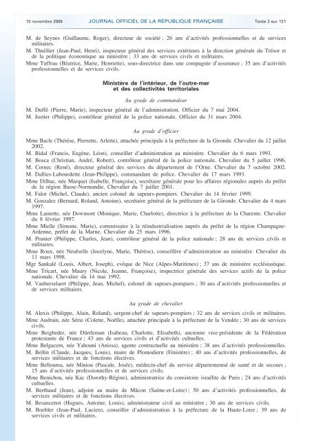 Journal officiel de la RÃ©publique franÃ§aise - Site conÃ§u par l'UNSA ...