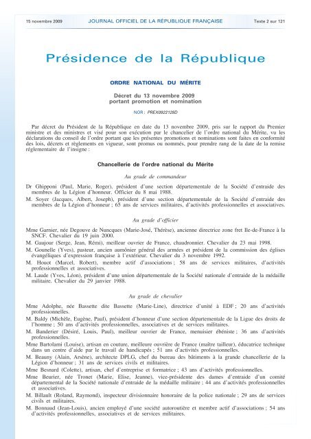 Journal officiel de la RÃ©publique franÃ§aise - Site conÃ§u par l'UNSA ...