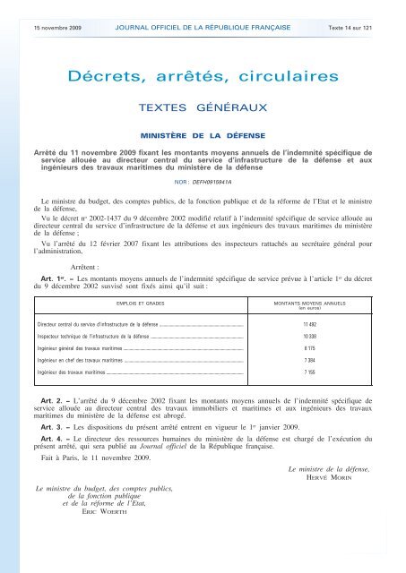 Journal officiel de la RÃ©publique franÃ§aise - Site conÃ§u par l'UNSA ...