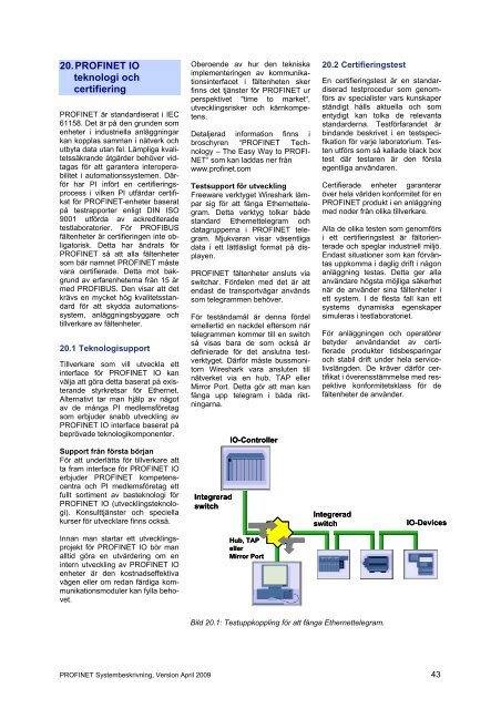 PROFINET Systembeskrivning 2009 - Profibus