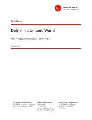 Delphi in a Unicode World