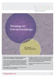 Temadag om interaktionsdesign - InfinIT