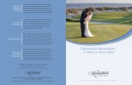 Wedding Brochure Download PDF - Kiawah Island Golf Resort
