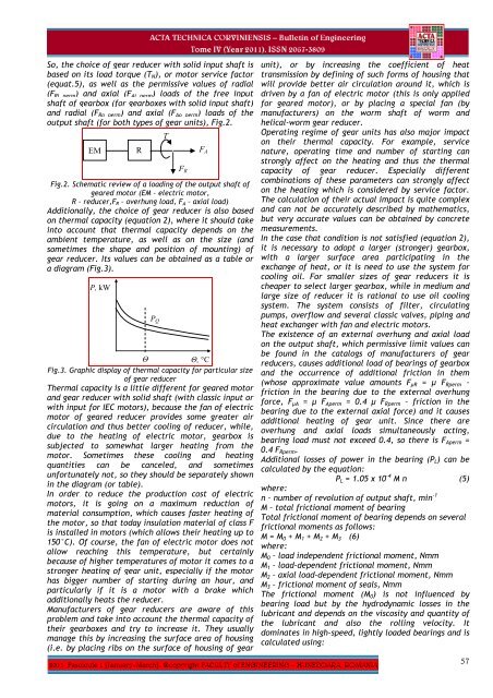 the influence of overhung and axial loads at output shaft of universal ...