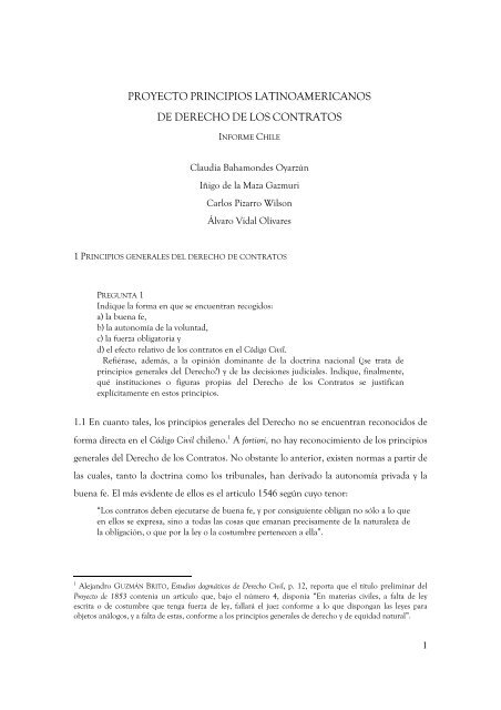 Informe de Chile - FundaciÃ³n Fernando Fueyo - Universidad Diego ...