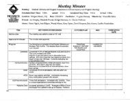 Meeting Minutes - Hospice of the Western Reserve