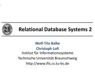 Relational Algebra - Institut fÃ¼r Informationssysteme at TU ...