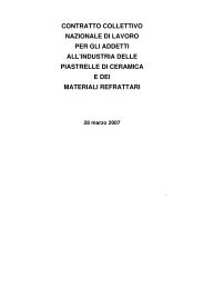 CCNL 28 3 2007 TESTO COMPLETO.pdf - Confindustria Ceramica