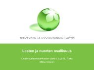 Lataa esityksen kalvot (pdf)