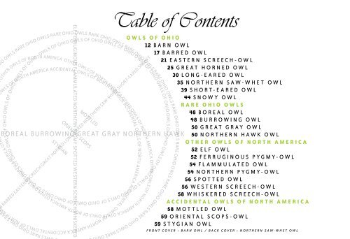 Owls of Ohio - Ohio Department of Natural Resources