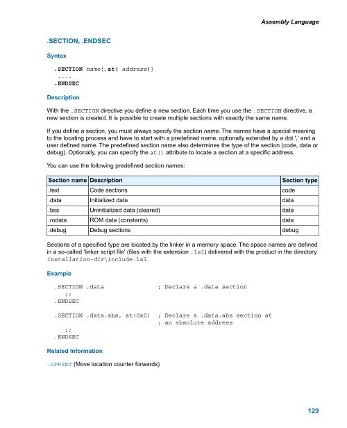 TASKING VX-toolset for ARM User Guide