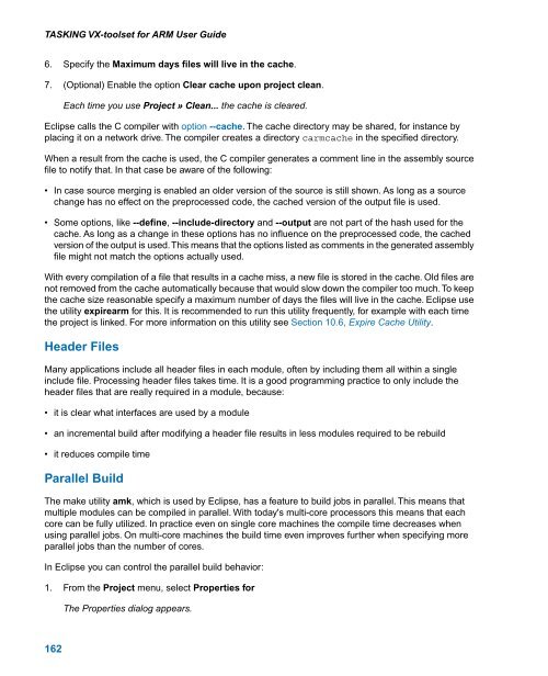 TASKING VX-toolset for ARM User Guide