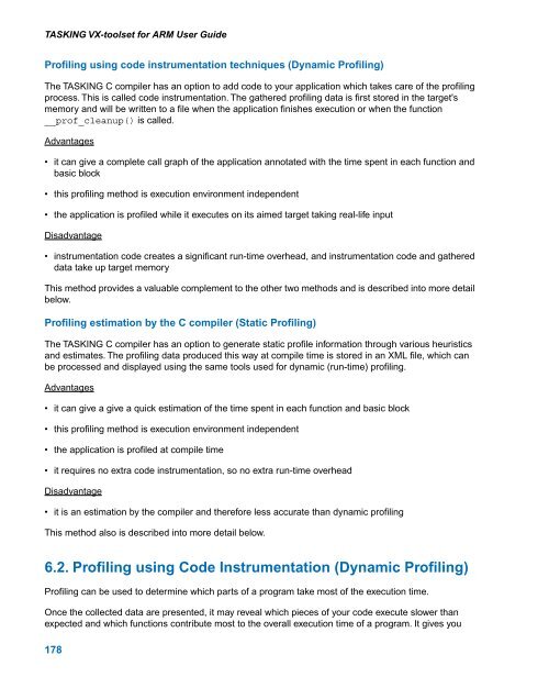 TASKING VX-toolset for ARM User Guide