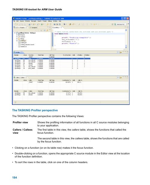 TASKING VX-toolset for ARM User Guide