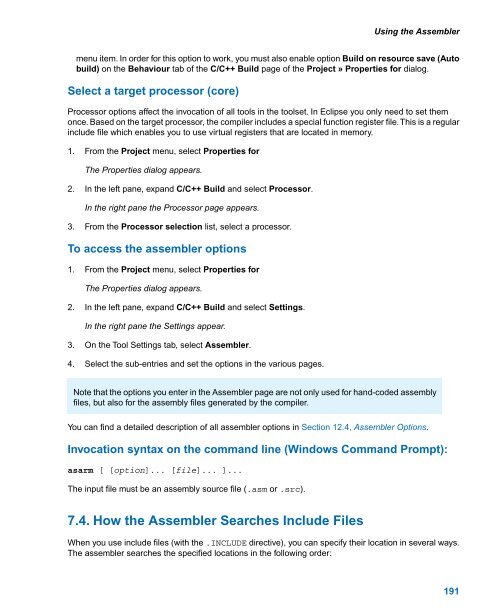 TASKING VX-toolset for ARM User Guide