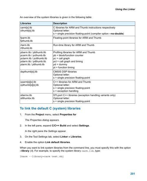 TASKING VX-toolset for ARM User Guide