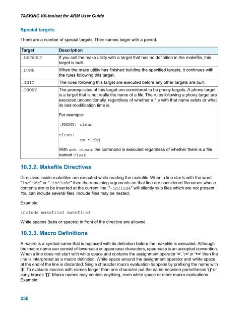 TASKING VX-toolset for ARM User Guide