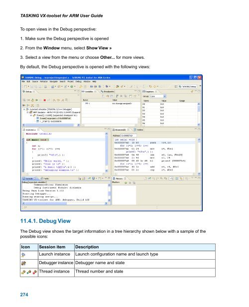 TASKING VX-toolset for ARM User Guide