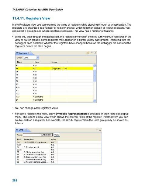 TASKING VX-toolset for ARM User Guide