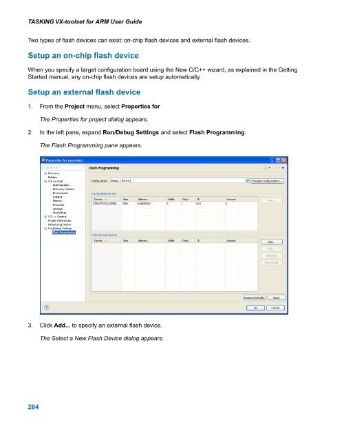 TASKING VX-toolset for ARM User Guide