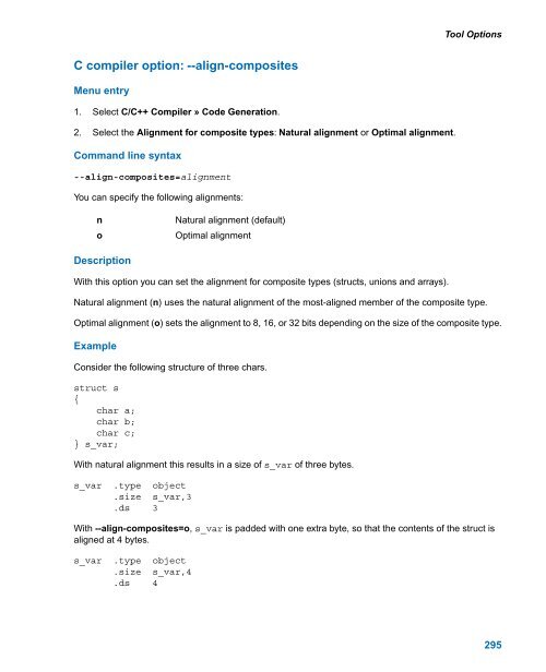 TASKING VX-toolset for ARM User Guide