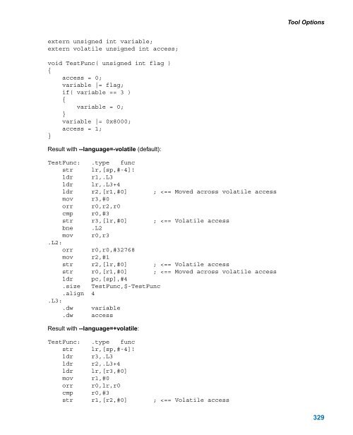 TASKING VX-toolset for ARM User Guide