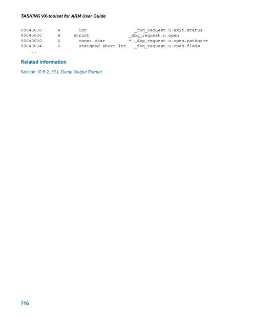 TASKING VX-toolset for ARM User Guide