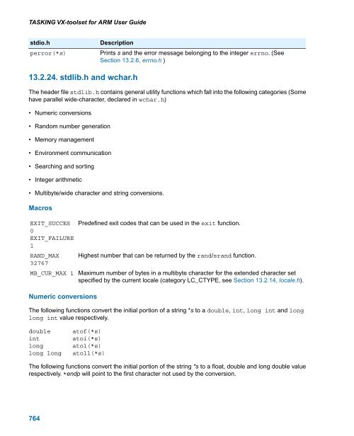 TASKING VX-toolset for ARM User Guide