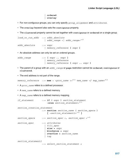 TASKING VX-toolset for ARM User Guide