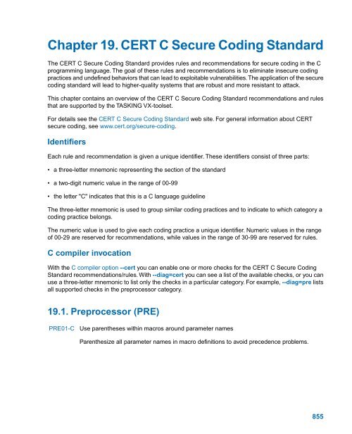 TASKING VX-toolset for ARM User Guide