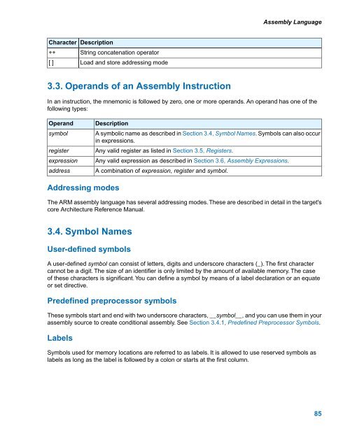 TASKING VX-toolset for ARM User Guide