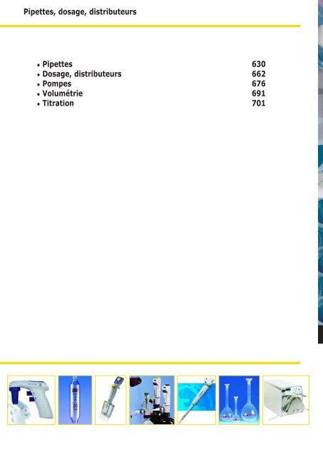 Pipettes, dosage, distributeurs - Wenk Lab Tec