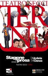 TEATRO SECCI EATRO SECCI - Comune di Terni