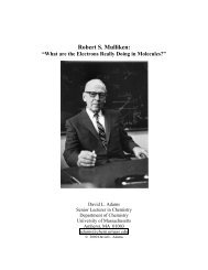 Robert S. Mulliken - Where are the Electrons in - Department of ...