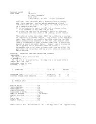 MATERIAL SAFETY 3M DATA SHEET 3M Center St. Paul ...