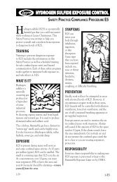 e5 hydrogen sulfide exposure control - Layne Safety