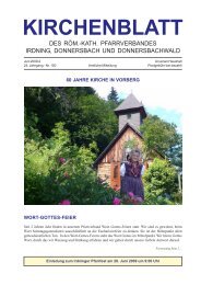 Kirchenblatt 2009-2 - Pfarrverband Irdning