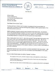 letter today to the - ncbfaa