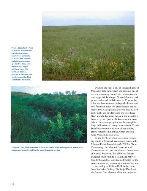 Fall 2007: Volume 28, Number 4 - Missouri Prairie Foundation